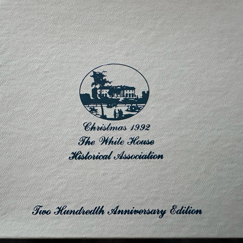 White House Historical Association Christmas Ornament